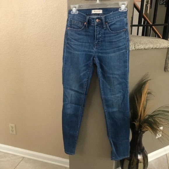Madewell 9 “ High Rise Skinny Jeans Size 25 - Picture 1 of 4